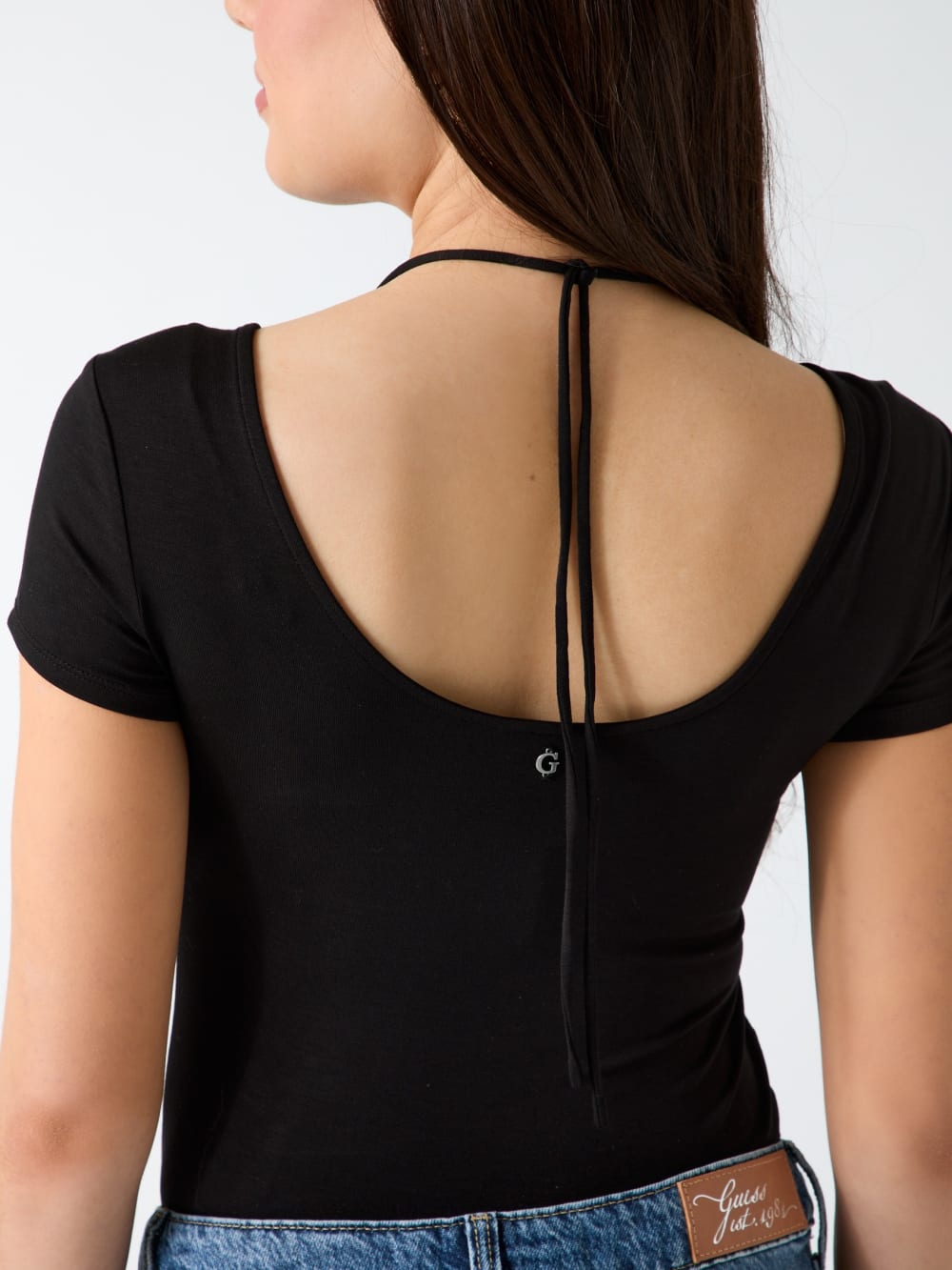 Stretch scoop neck top - Guess