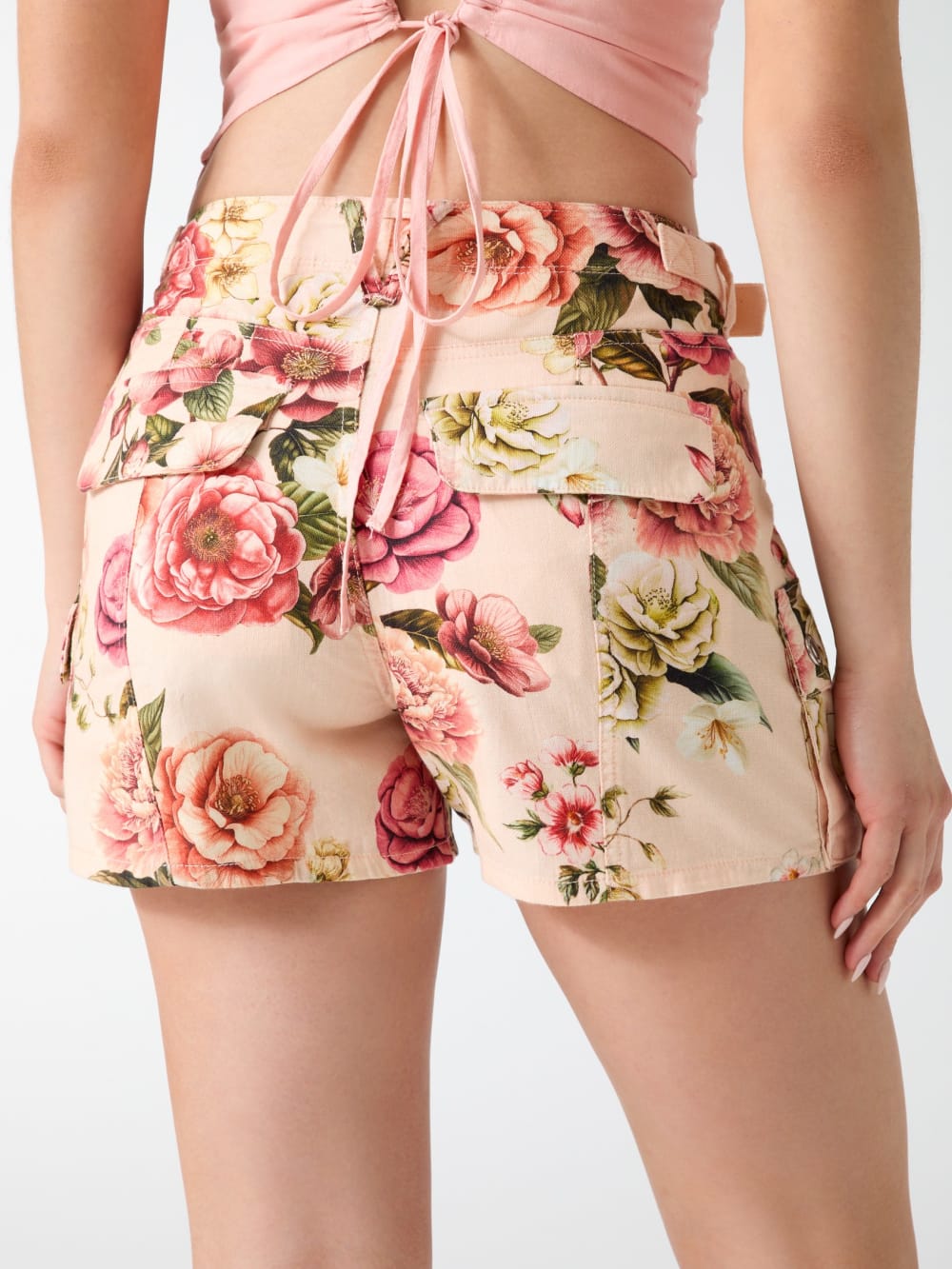 Cargo denim shorts - Guess