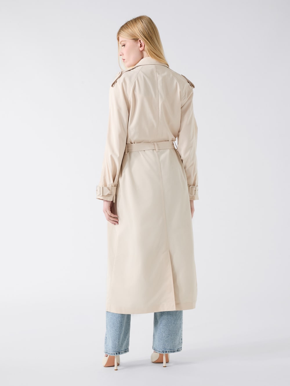 Viscose-blend trench - Guess