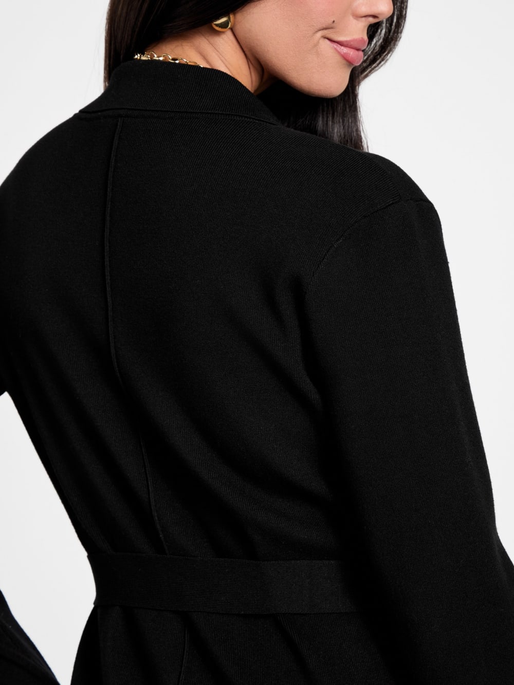 Aabish Longline Cardigan Sweater - Guess
