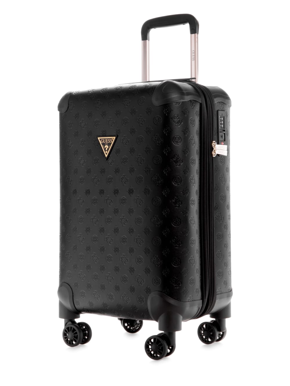 Wilder Debossed 20" 8-Wheel Suitcase - Guess