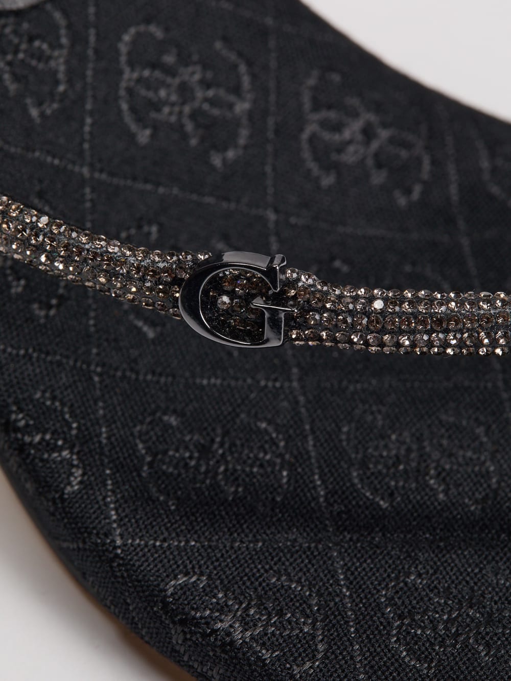 Mayan Rhinestone Thong Strap Heels - Guess