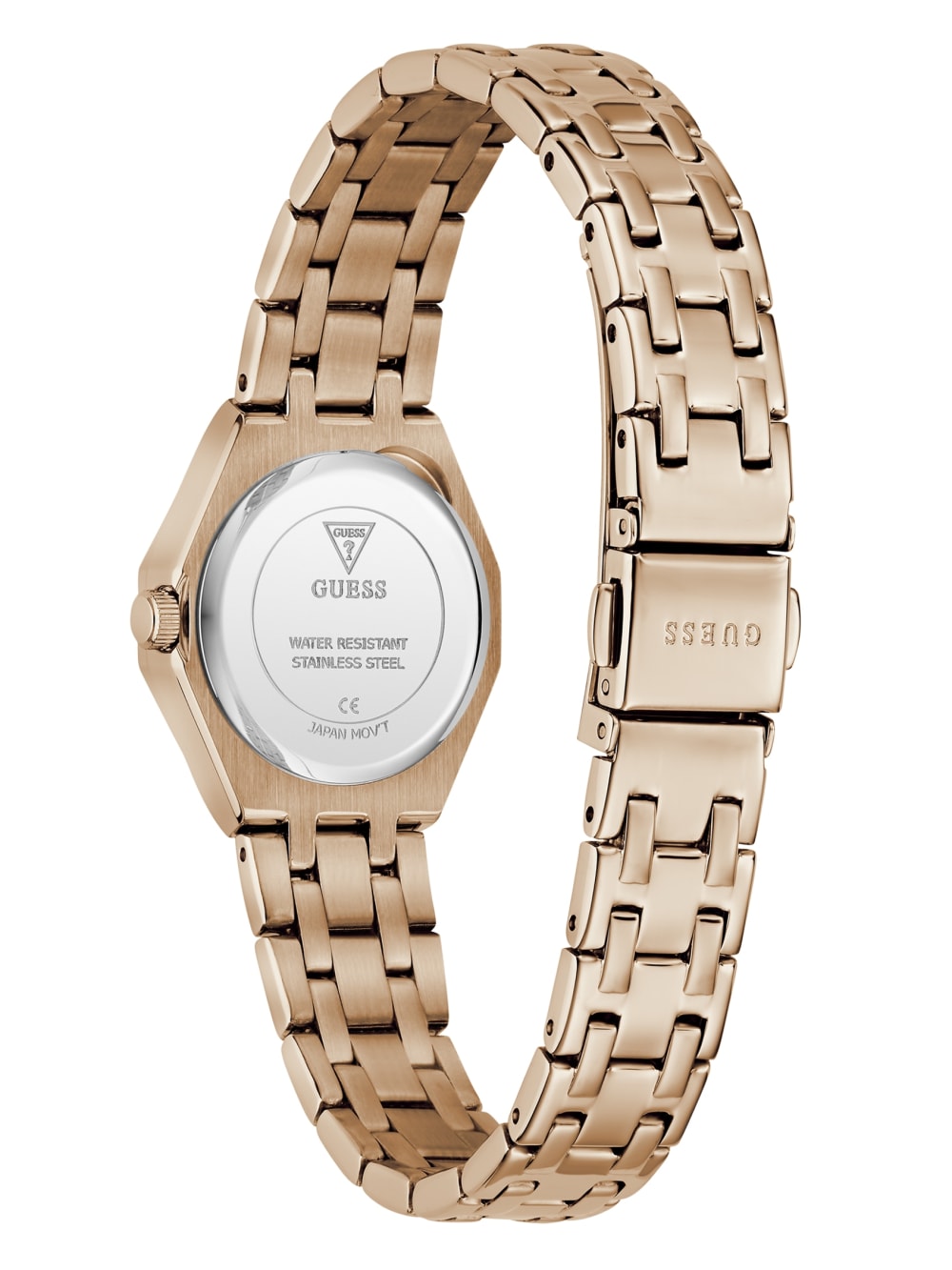 Crystal Recycled Steel analogue watch 25 mm - Guess