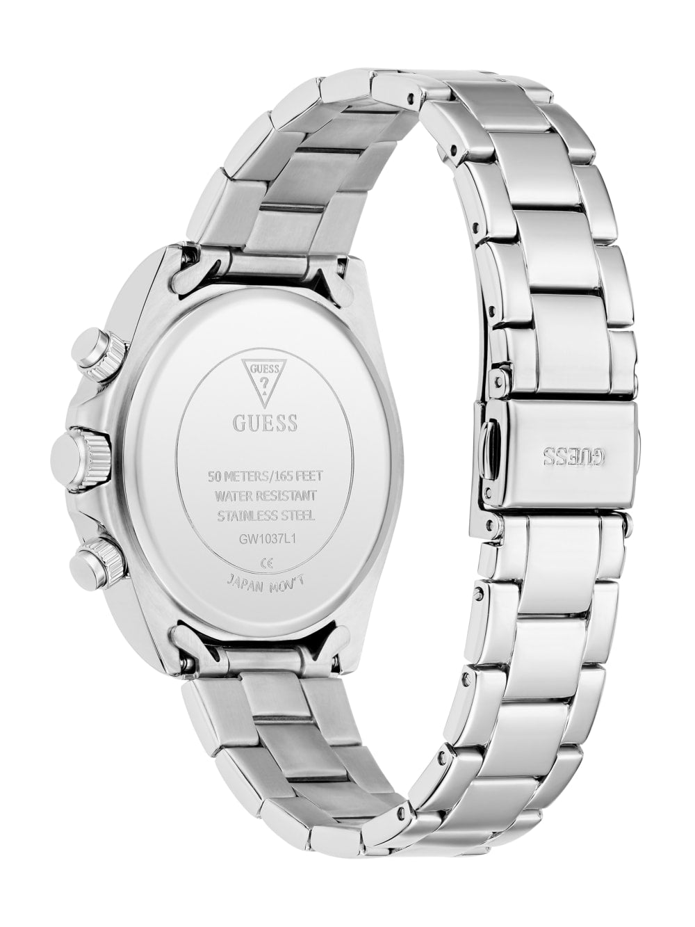 Crystal Stainless Steel multi-function watch - Guess