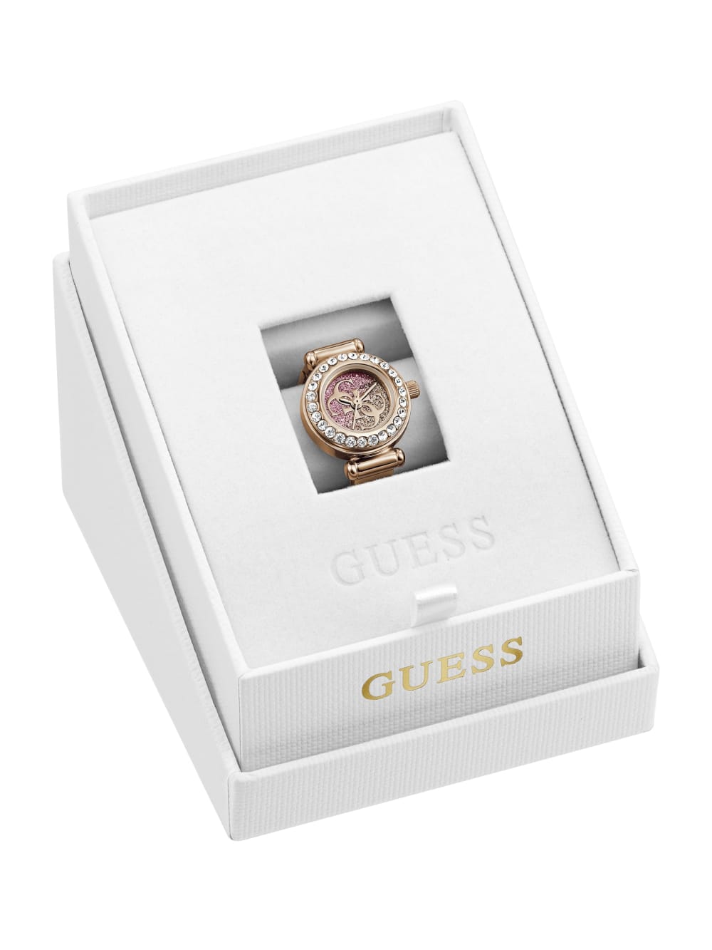 Crystal analogue watch-ring - Guess