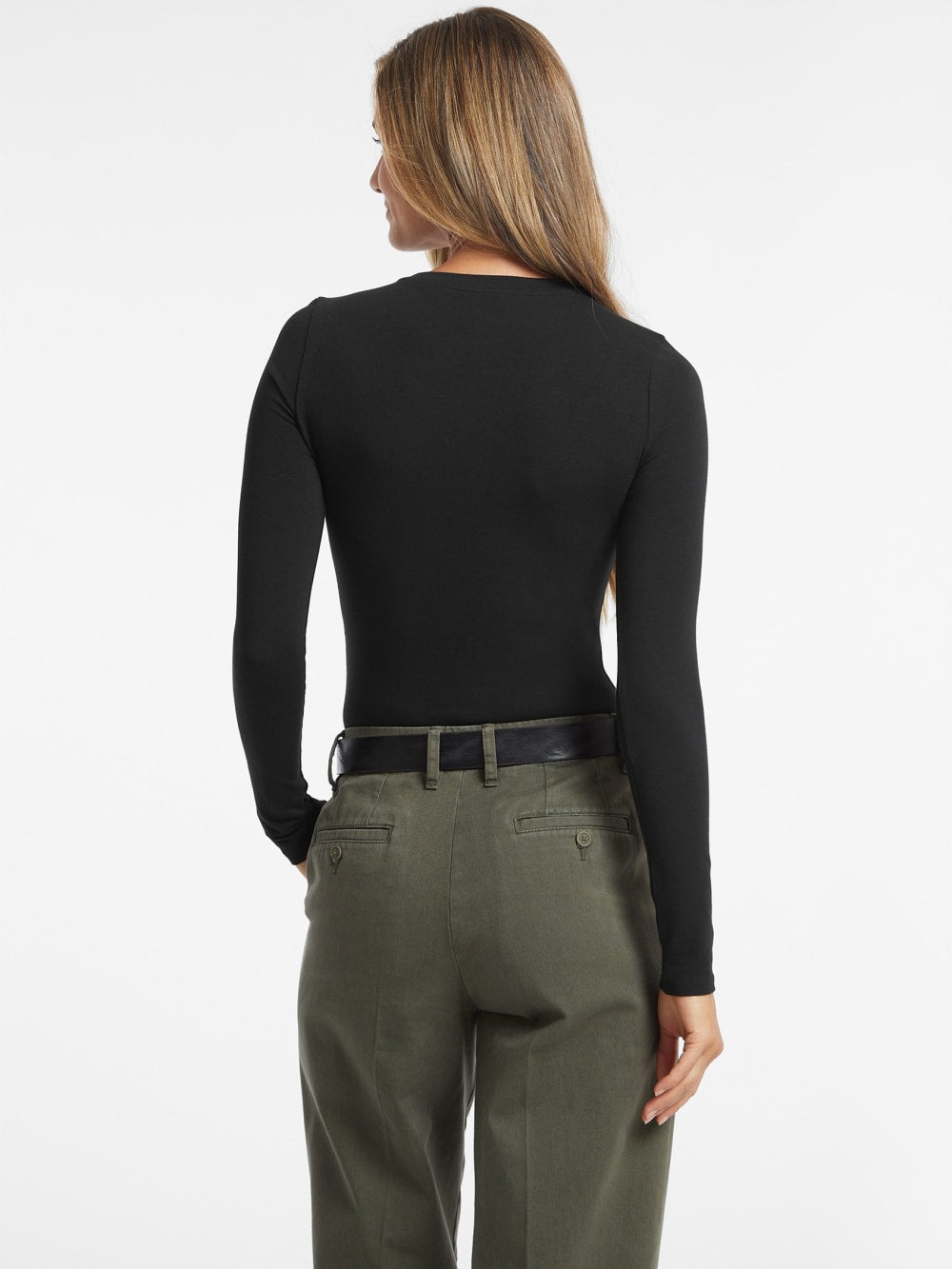 Embroidered Logo Bodysuit - Guess