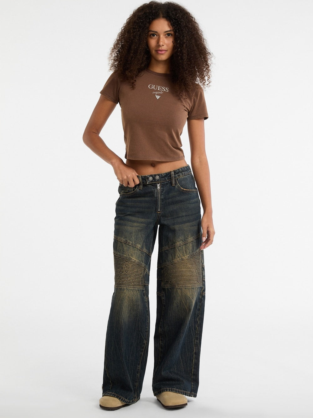 GUESS Originals Eco Vintage Baker Baby Tee - Guess