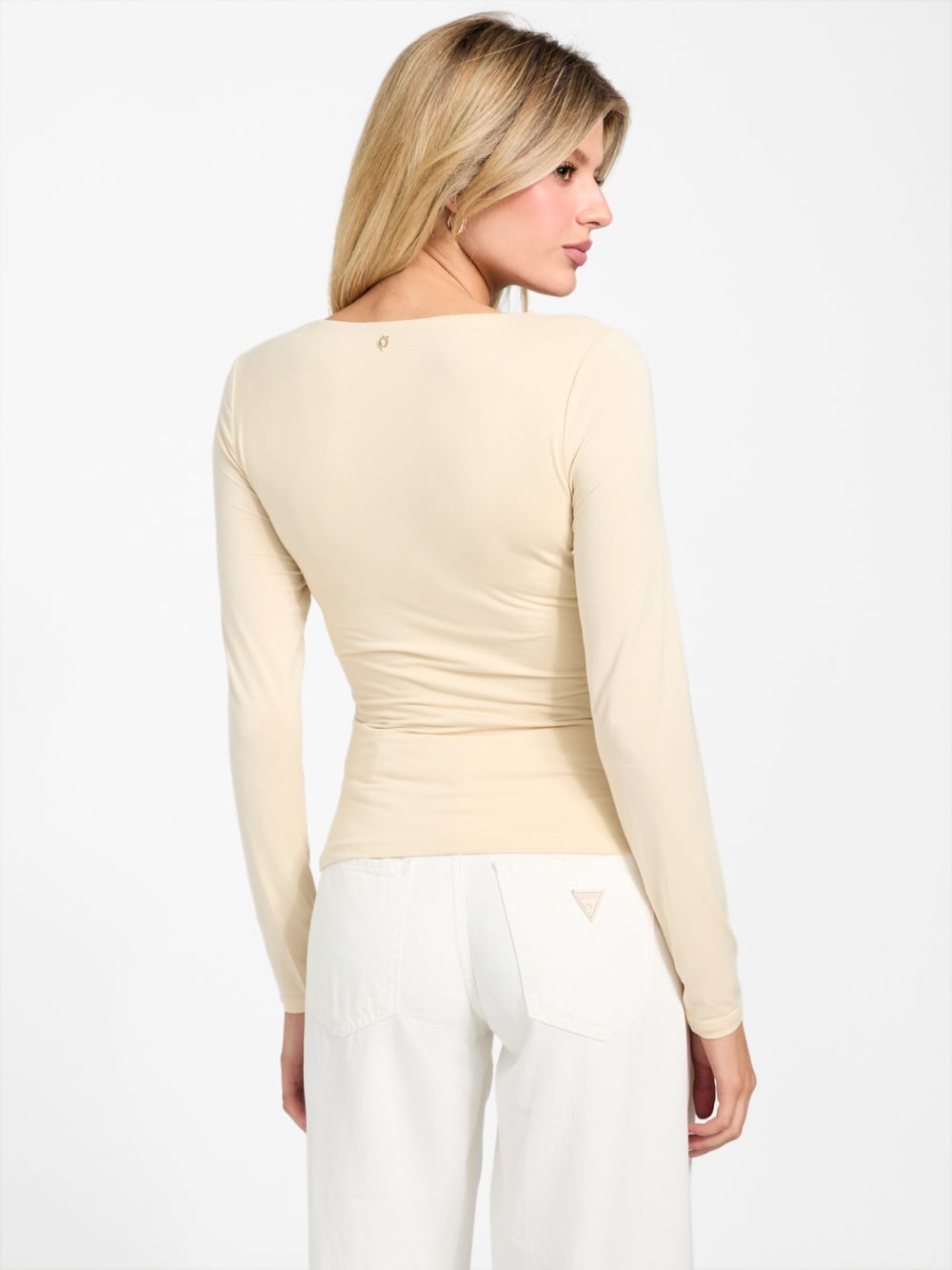 Eco Ayleen V-Neck Top - Guess