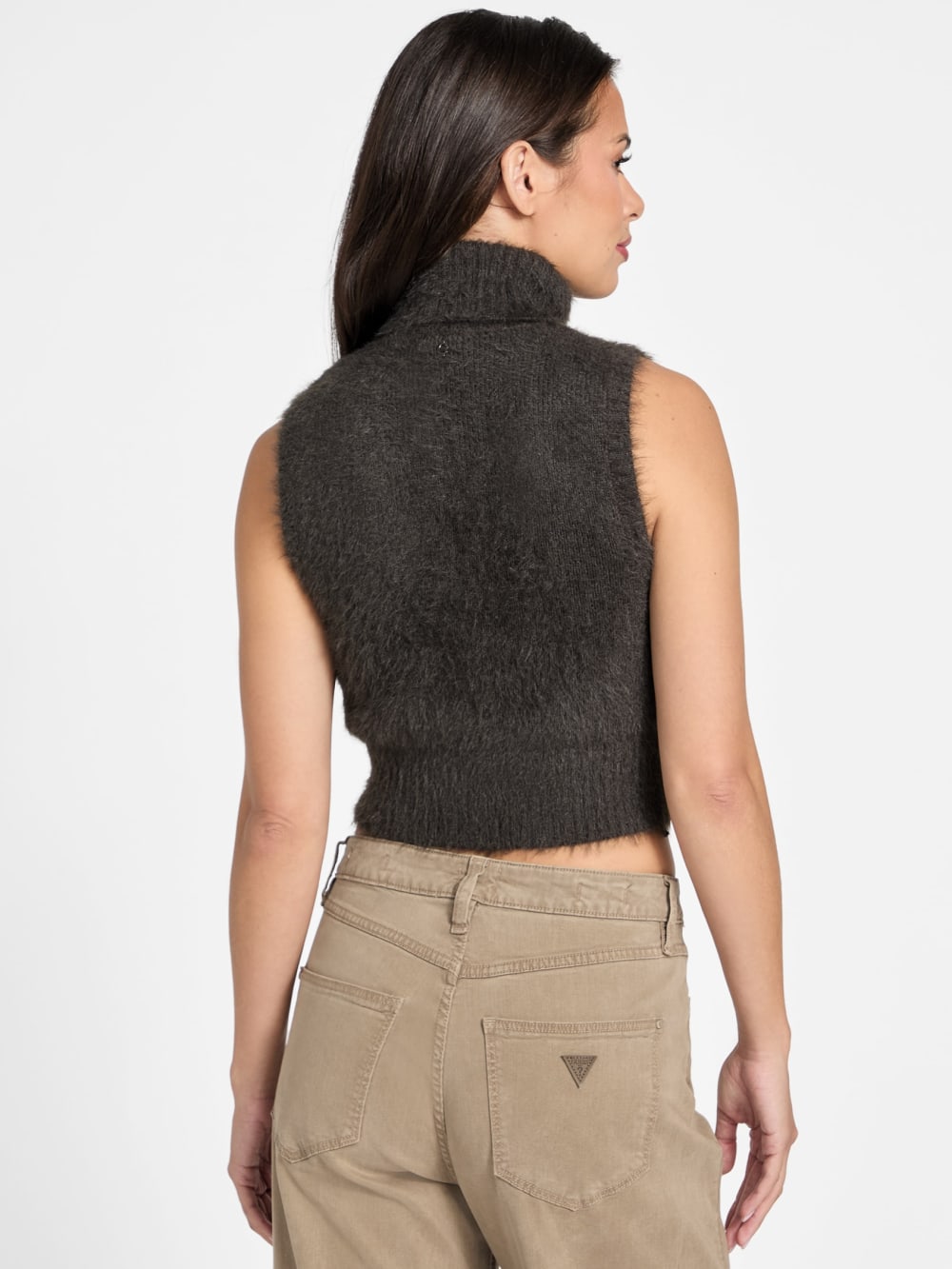 Mei Turtleneck Sweater Tank - Guess