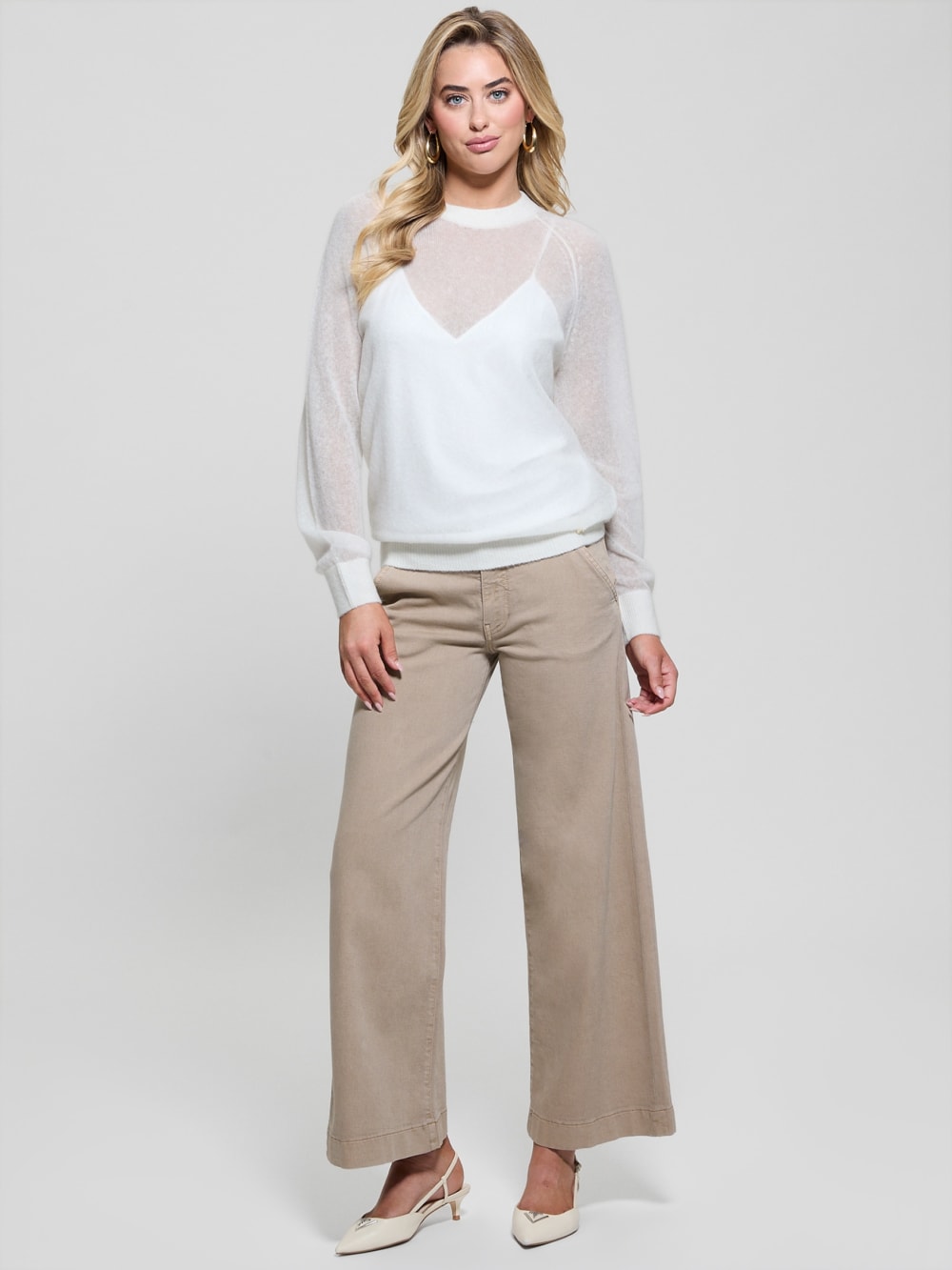 Izabella Wool-Blend Sweater - Guess