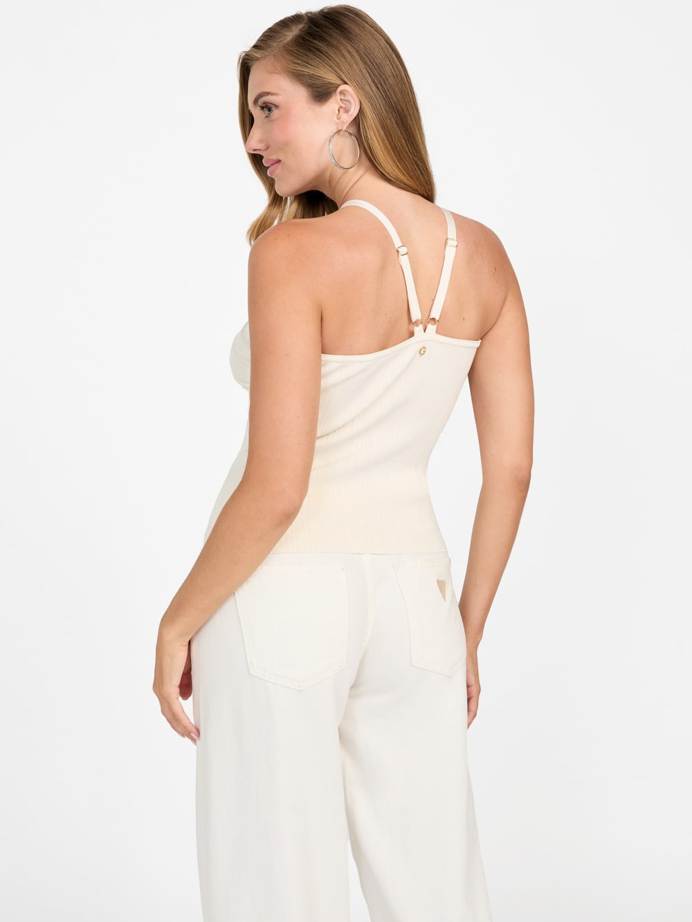 Sofie Ribbed Mirage Top - Guess