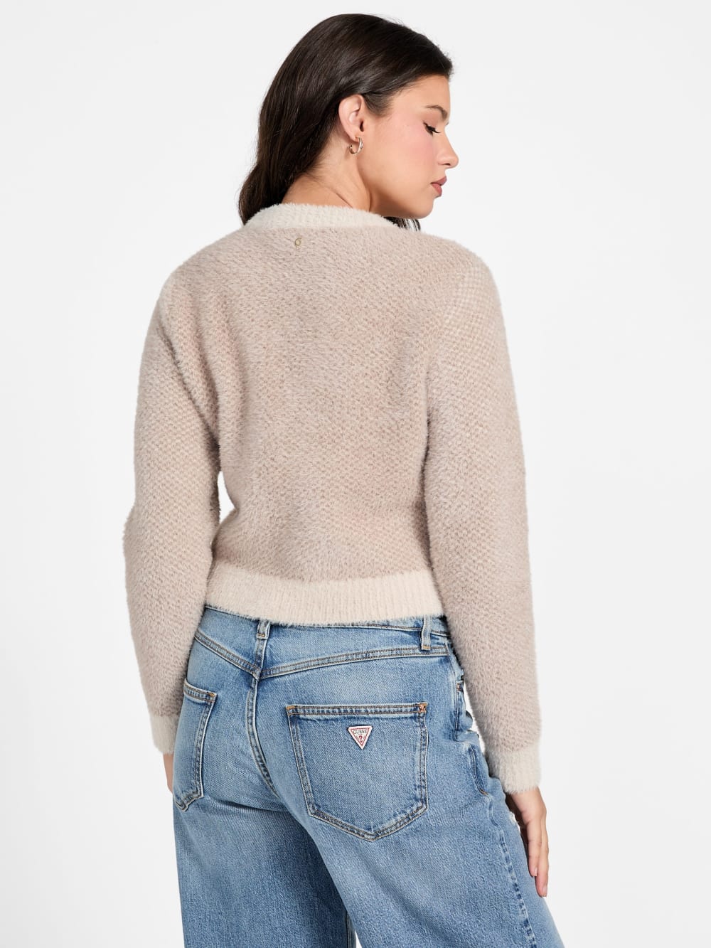 Bow Fuzzy Sweater - Guess
