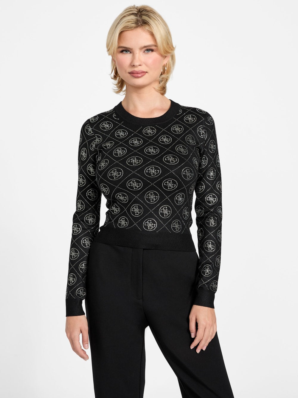 4G Rhinestones sweater - Guess