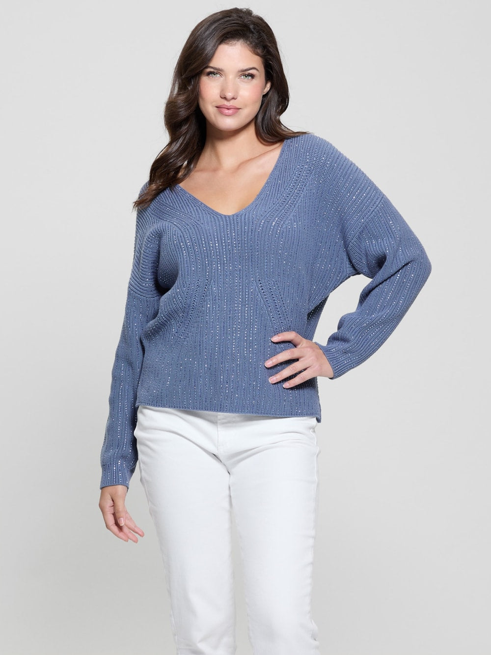 Lorien Rhinestone Sweater - Guess
