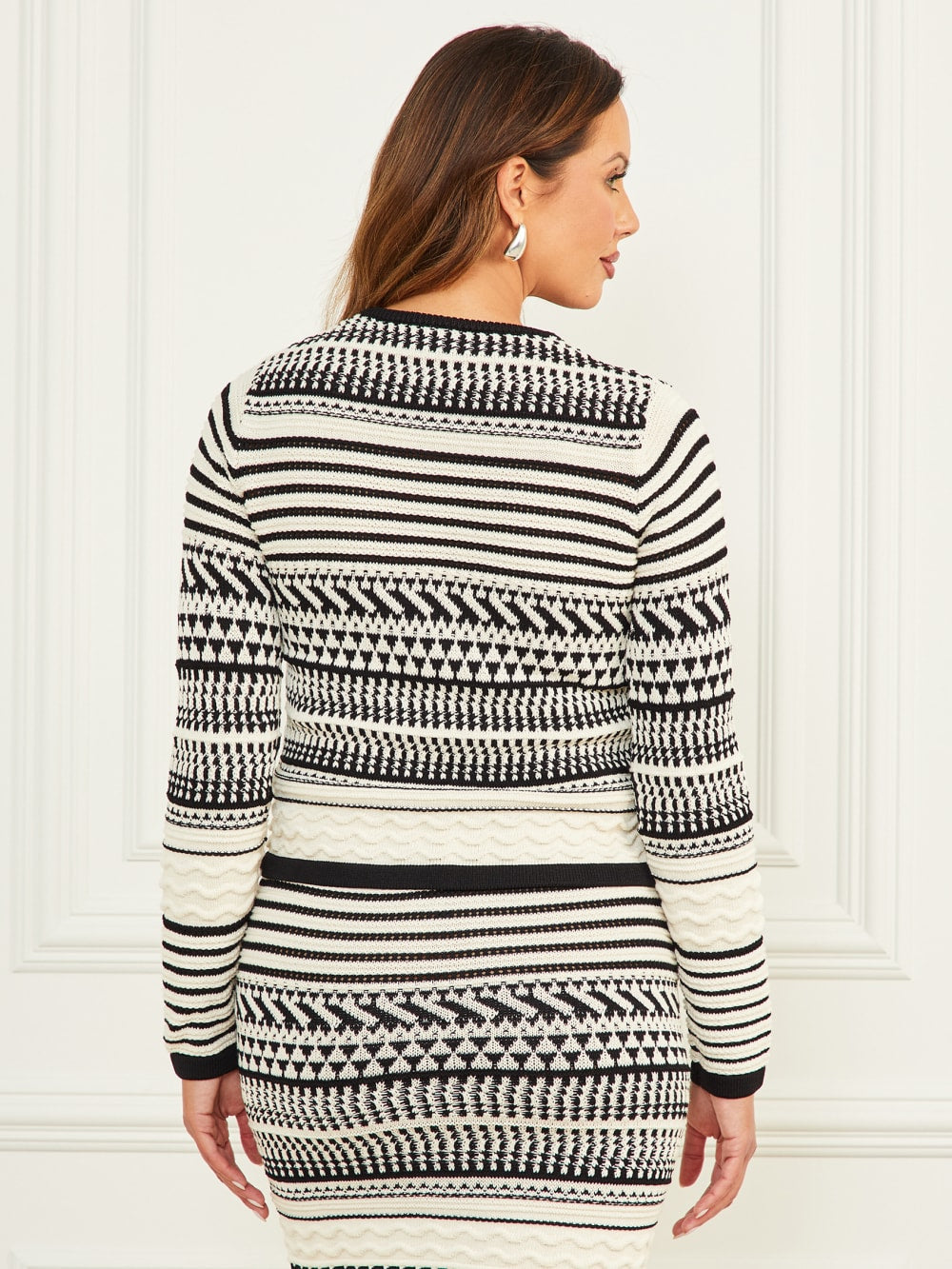 Arianna Stitched Cardigan Sweater - Guess