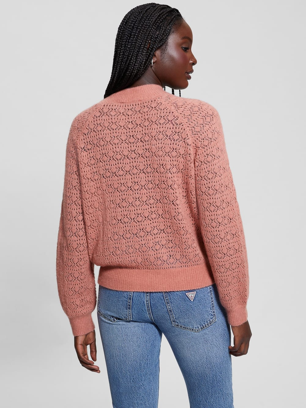 Kensley Open-Knit Sweater - Guess
