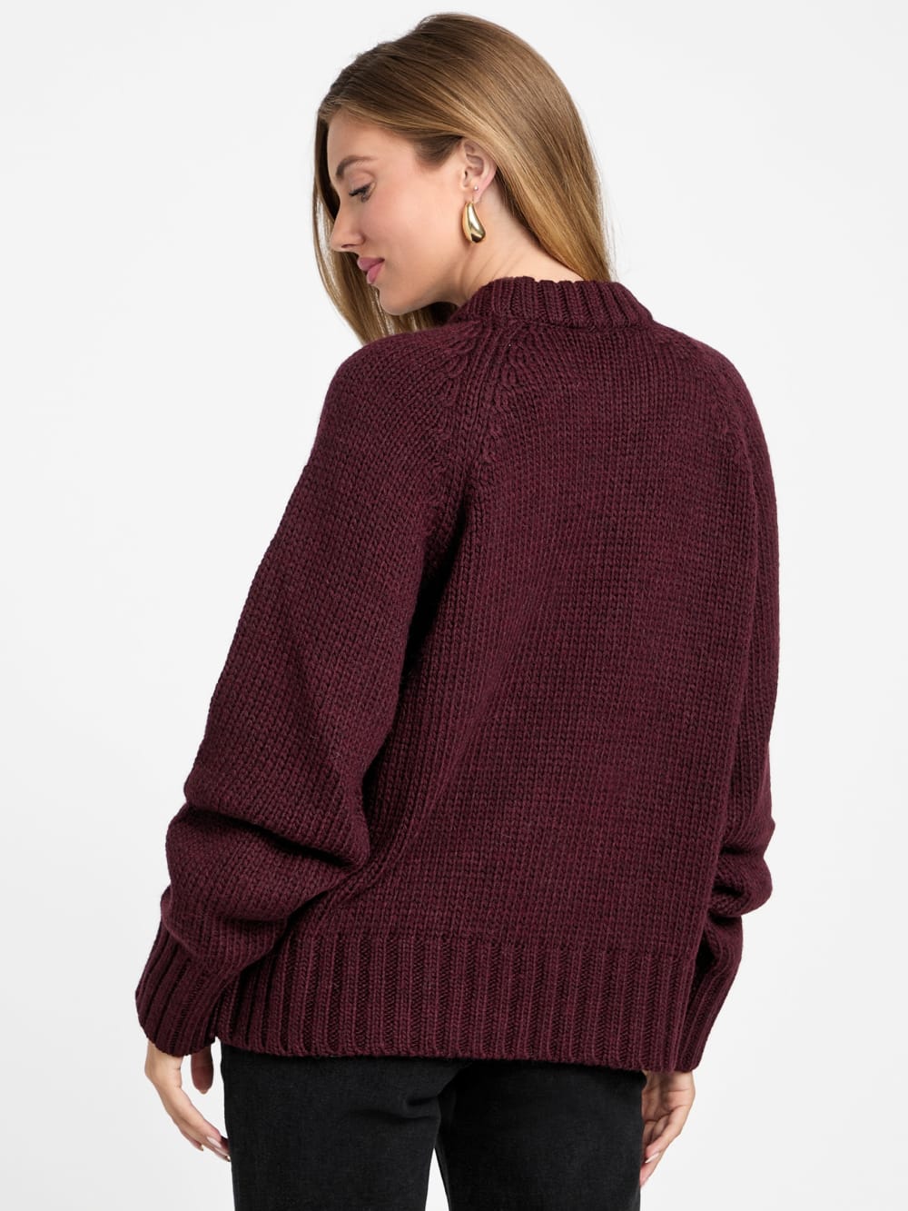 Ahlam Crewneck Embroidered Sweater - Guess