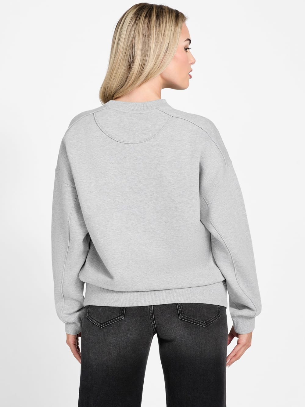 Eco Glitter Triangle Sweatshirt - Guess
