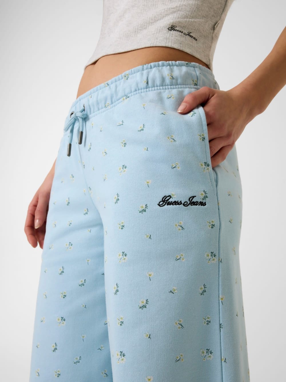 Floral print joggers - Guess