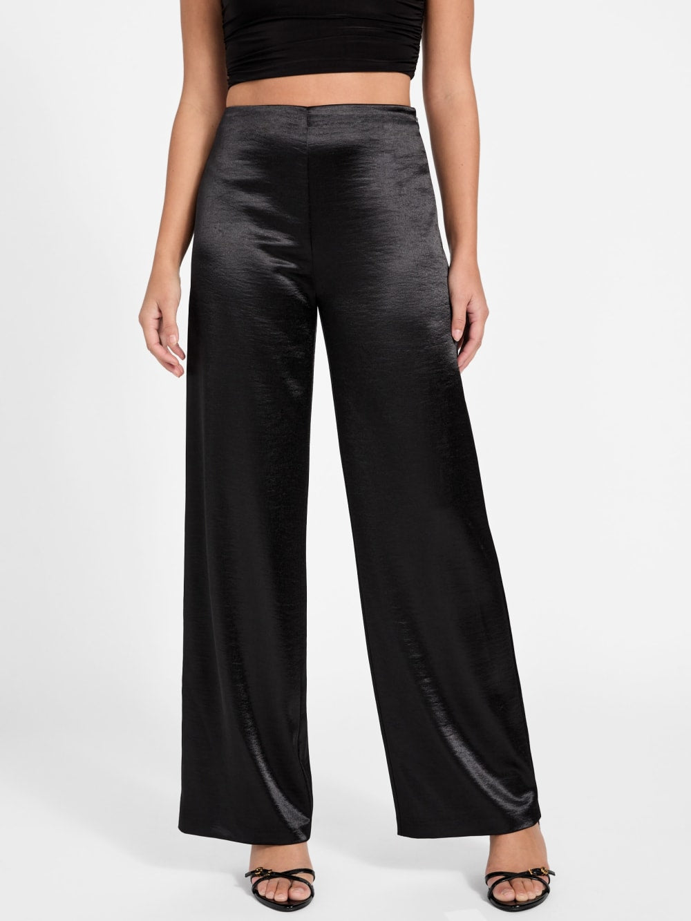 Satin wide leg pants - Guess