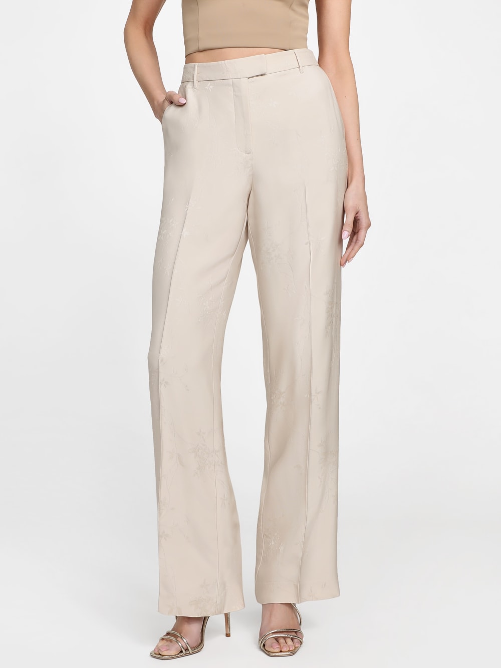 Whitney Floral Straight Pant - Guess