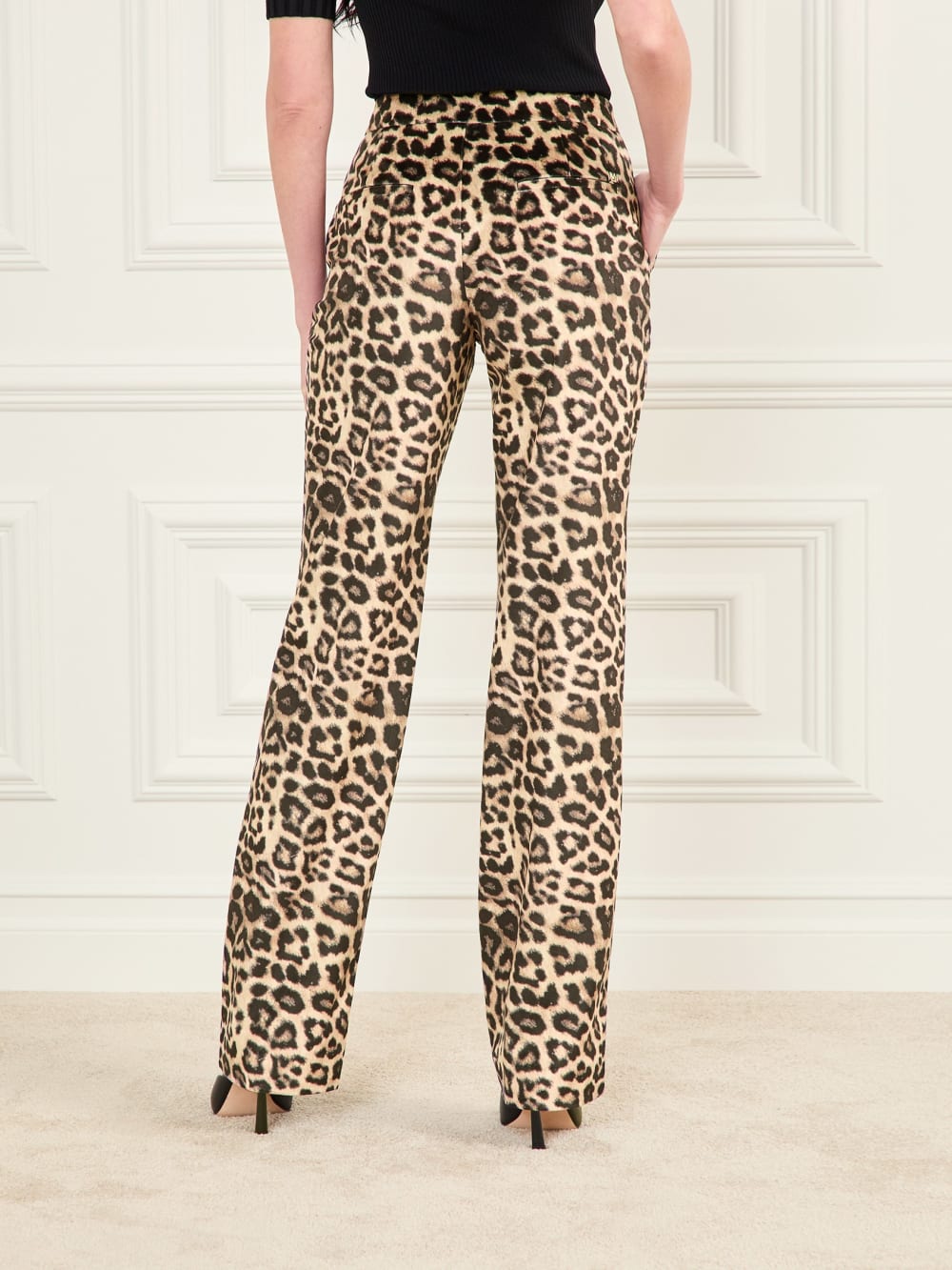 Pamela Printed Velvet Pant - Guess