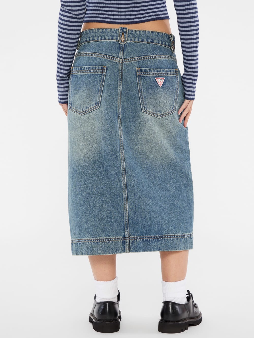 GUESS Originals Denim Midi Skirt - Guess