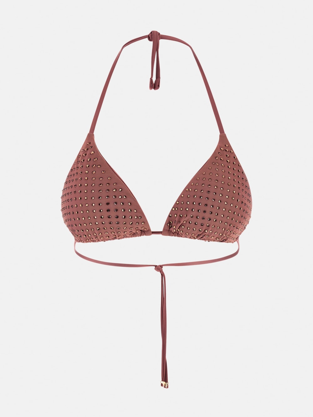 Rhinestone Triangle Bikini Top - Guess