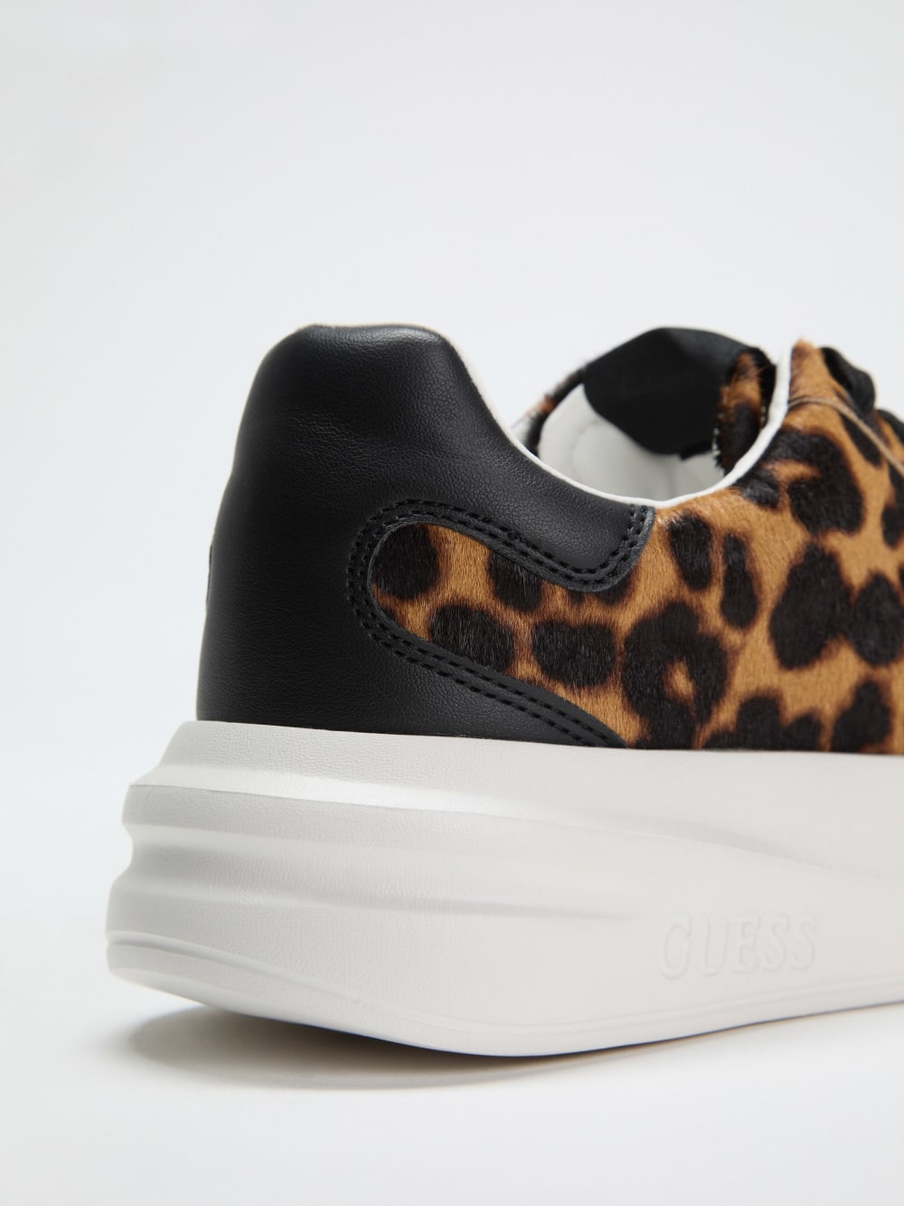 Elbinah Leopard Low-Top Sneakers - Guess