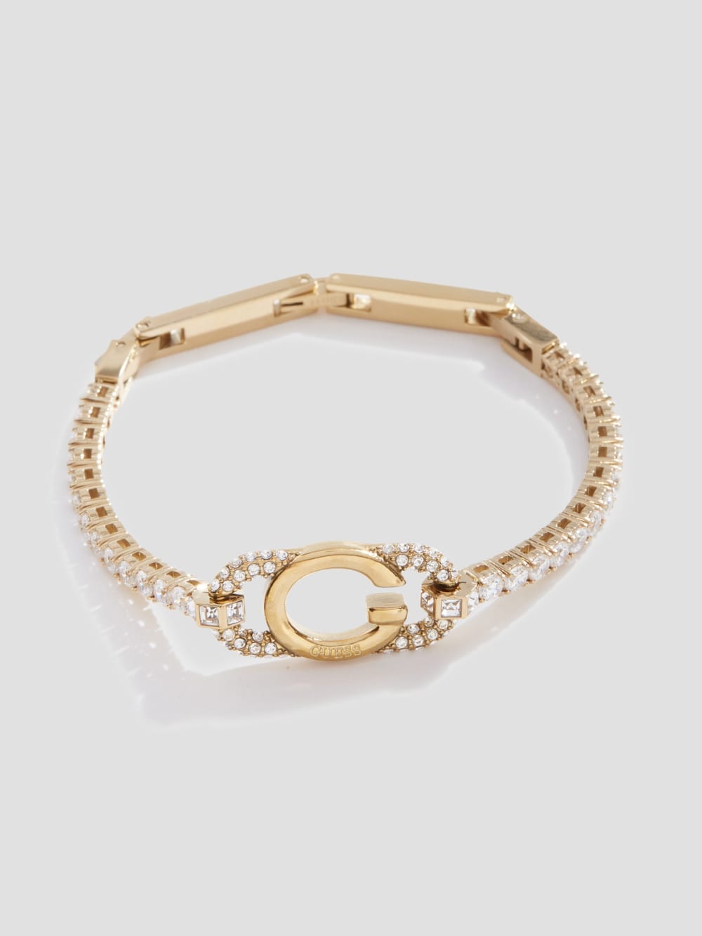 Gold-Tone Signature Tennis Bracelet - Guess