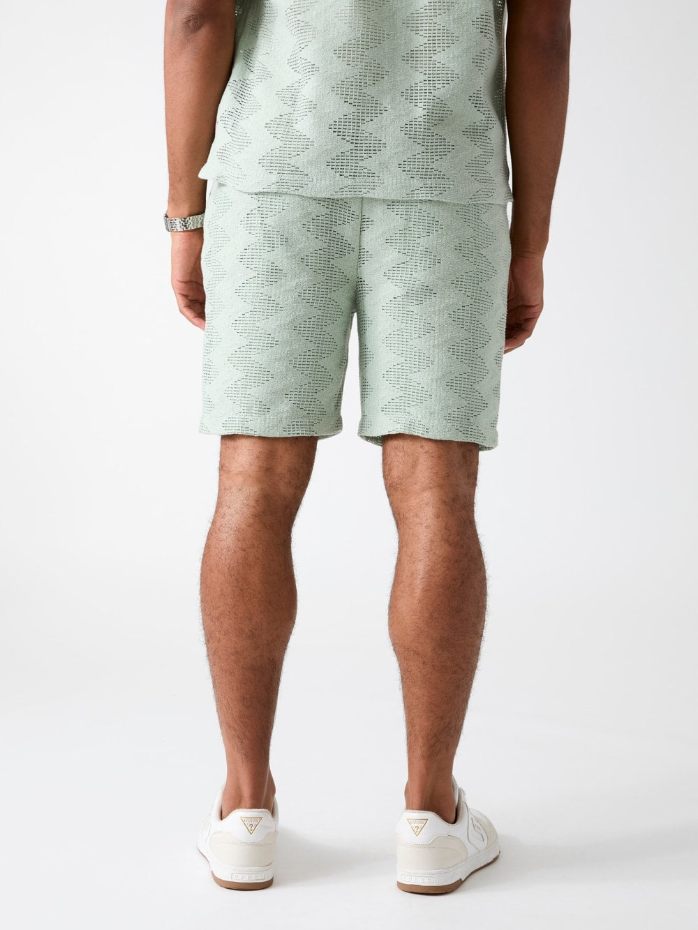 Rib-knit shorts - Guess
