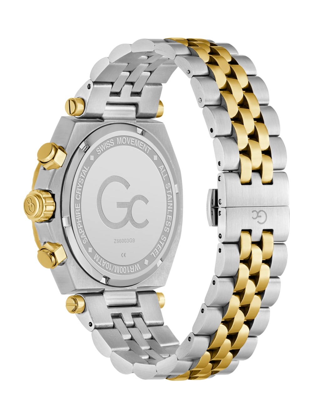 Gc Two-Tone Chronograph Watch - Guess