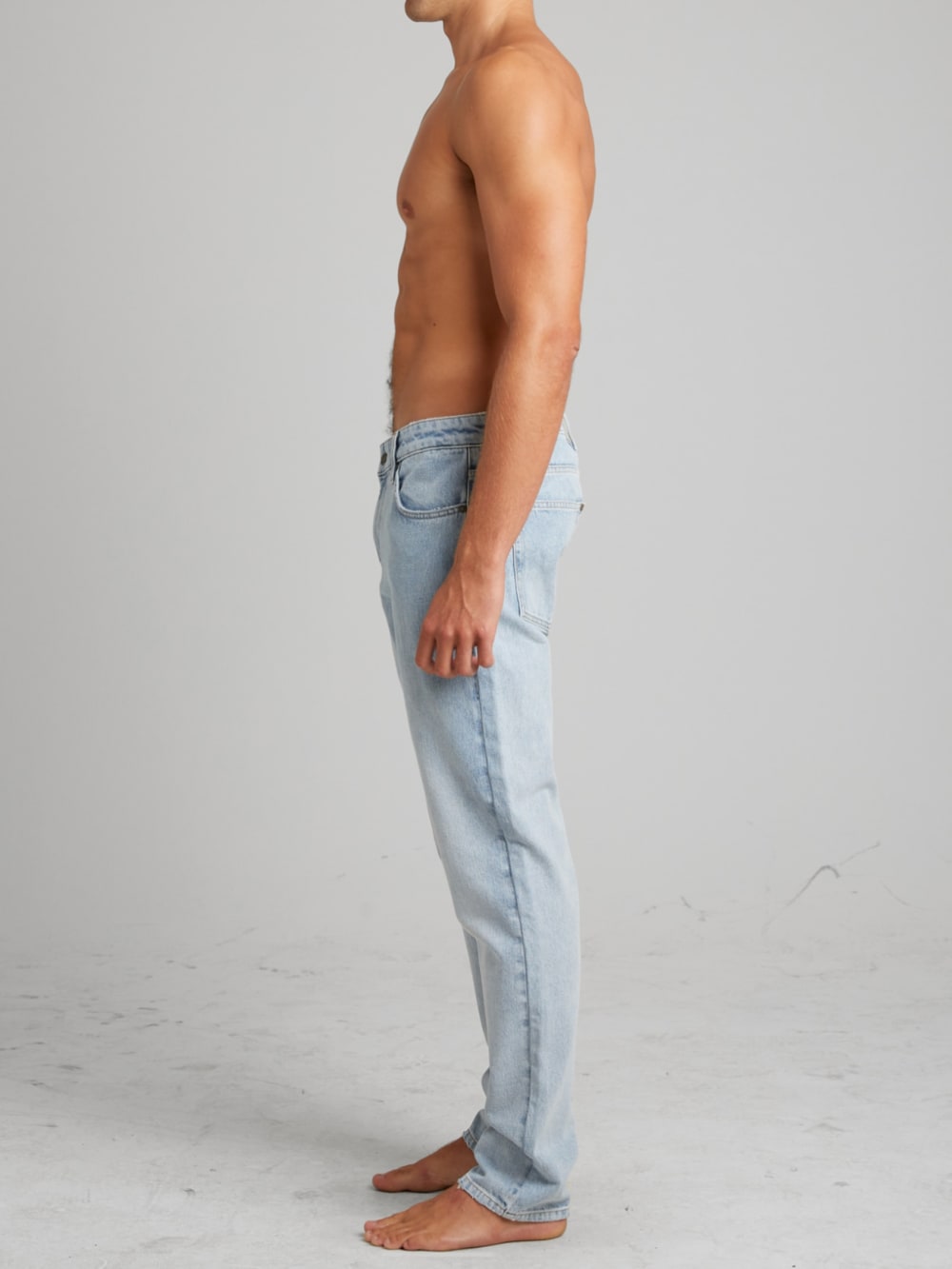 Straight Indigo Denim Pants - Guess