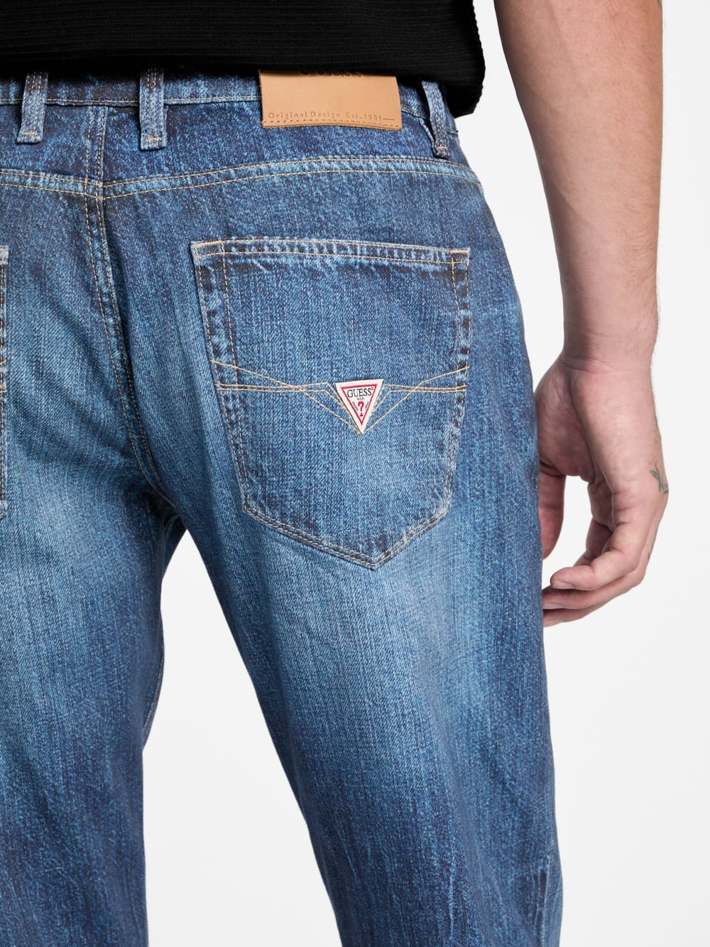 Eco Angels Slim-Fit Straight Jeans - Guess