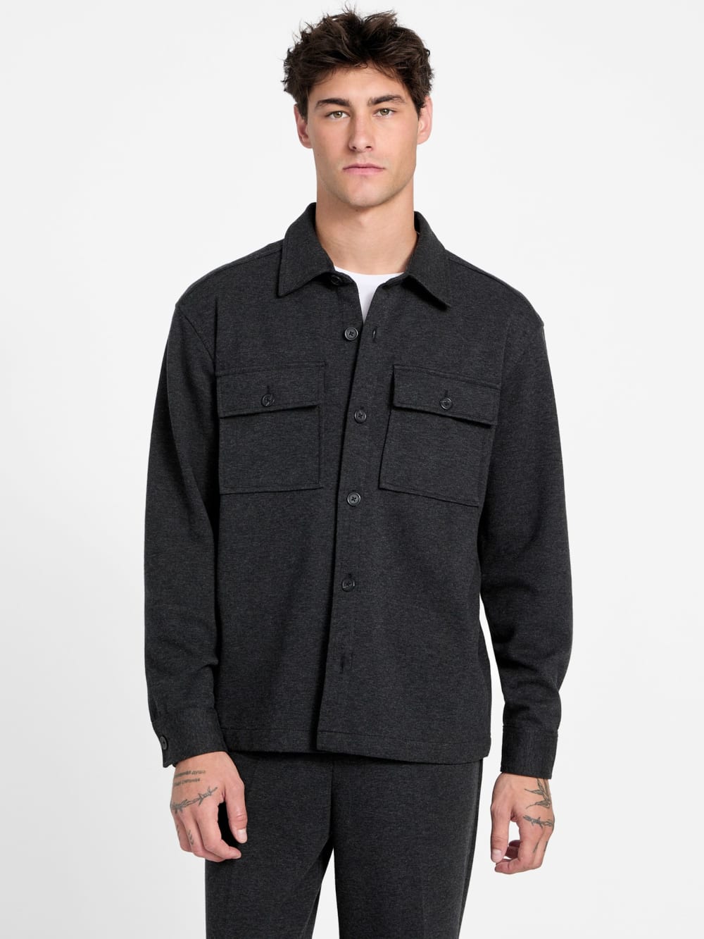 Eco Daniel Luxe Knit Shacket - Guess