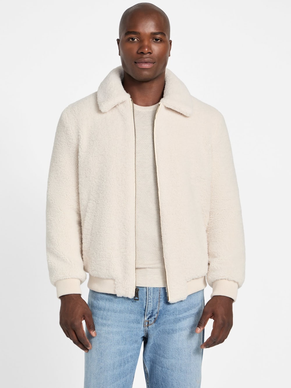 Eco Teddy Faux-Fur Jacket - Guess