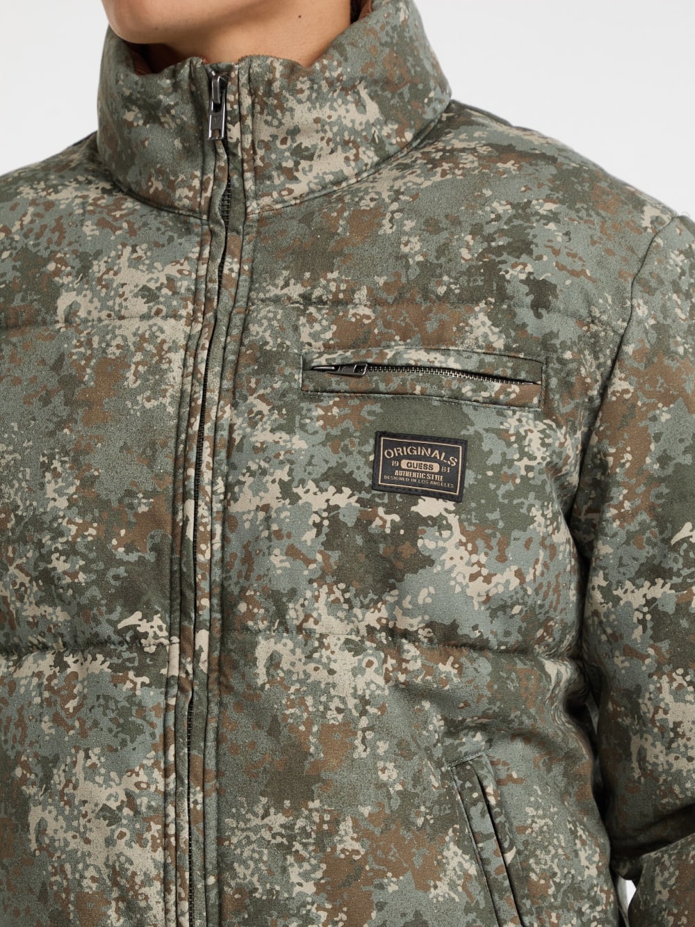 GUESS Originals Canvas Puffer Jacket - Guess