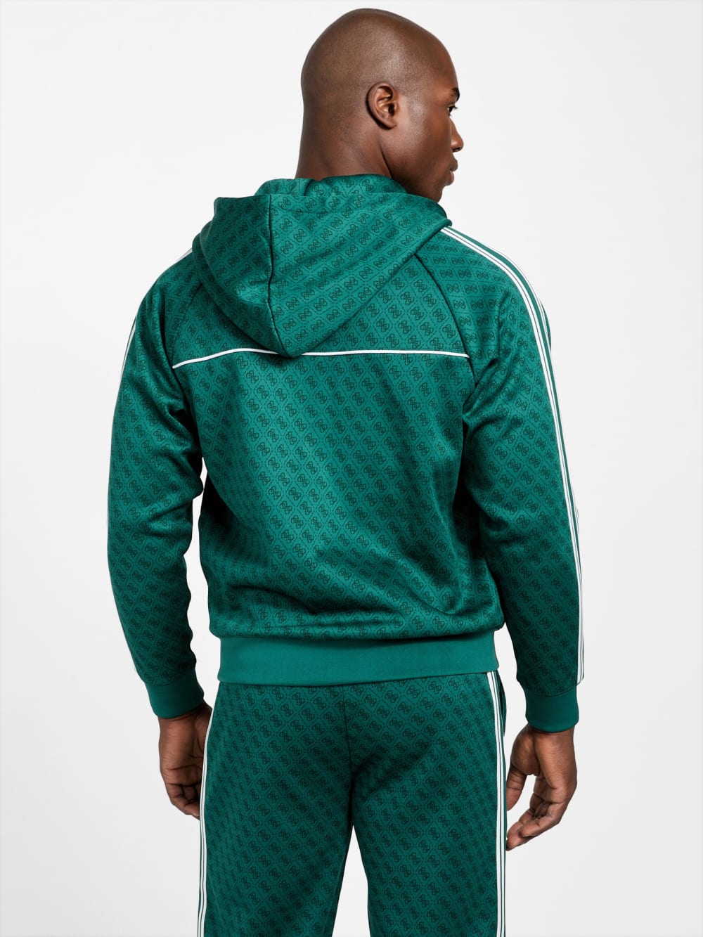 Eco Parimo Jacquard Full-Zip Hoodie - Guess