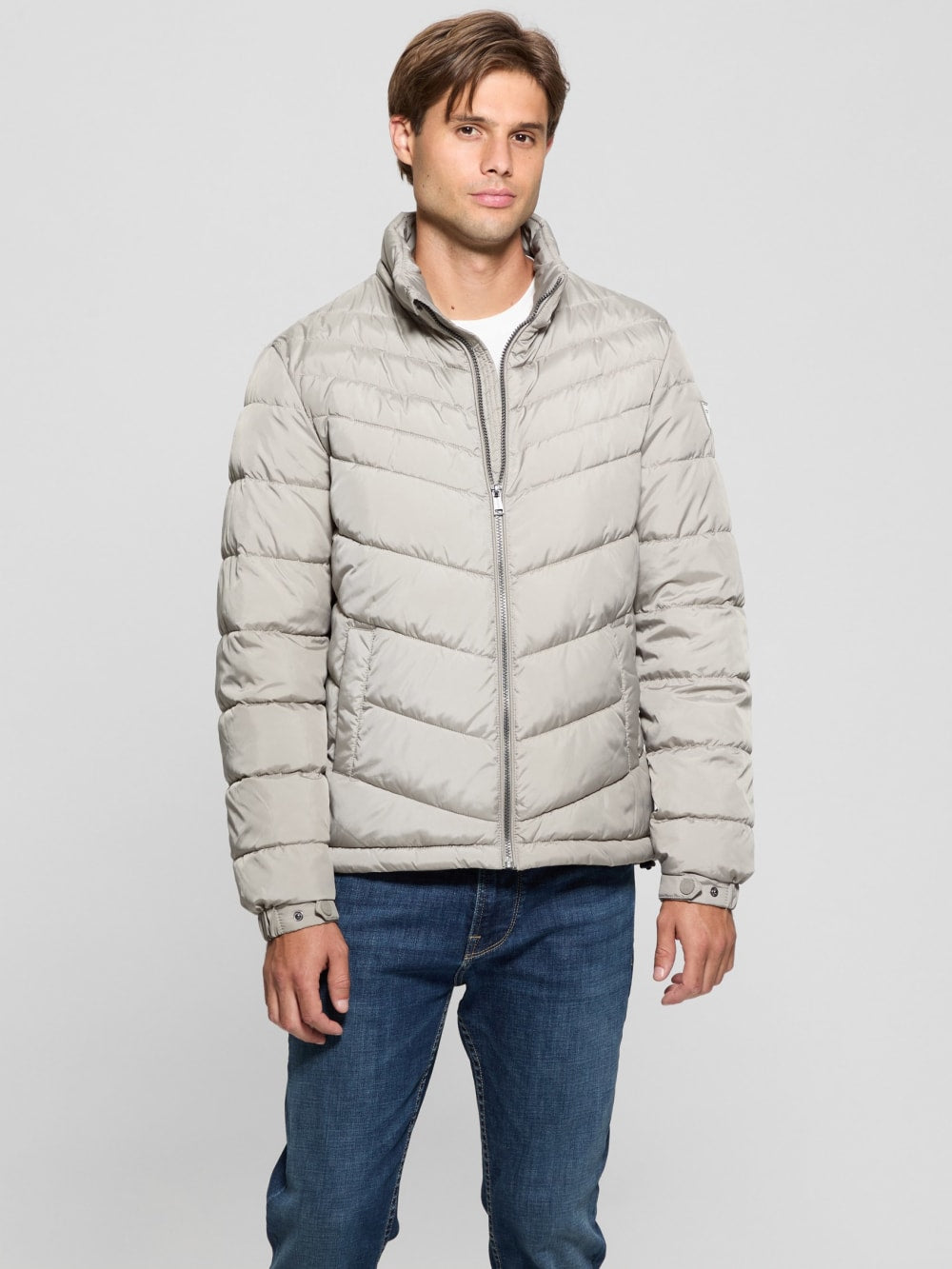 Eco Hooded Puffer Jacket - Guess