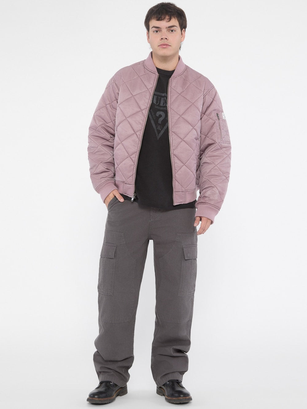 GUESS Originals Quilted Flight Jacket - Guess