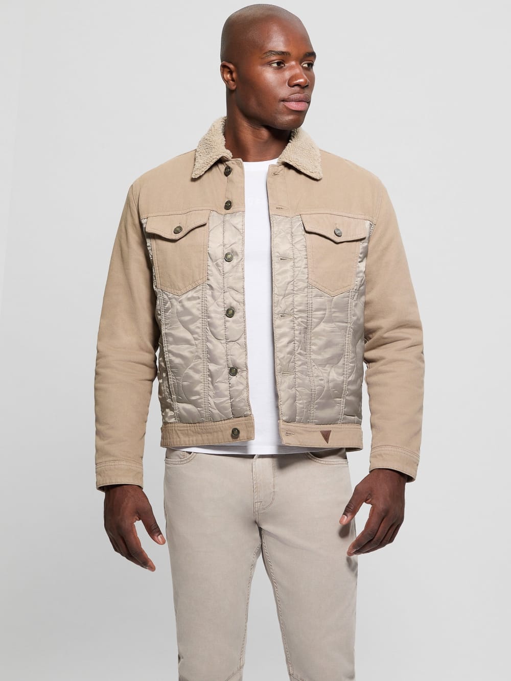 Dean Denim Sherpa Jacket - Guess