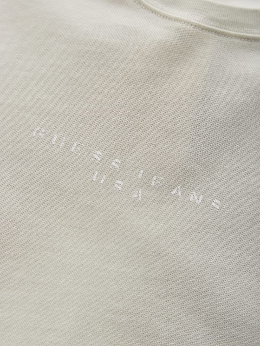 distressed logo tee - Guess