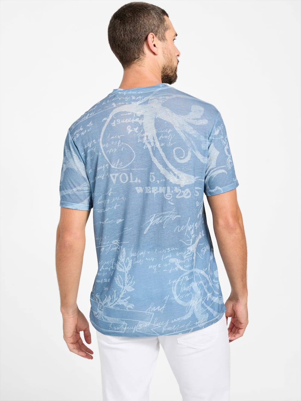 Basic Everyday Message Tee - Guess