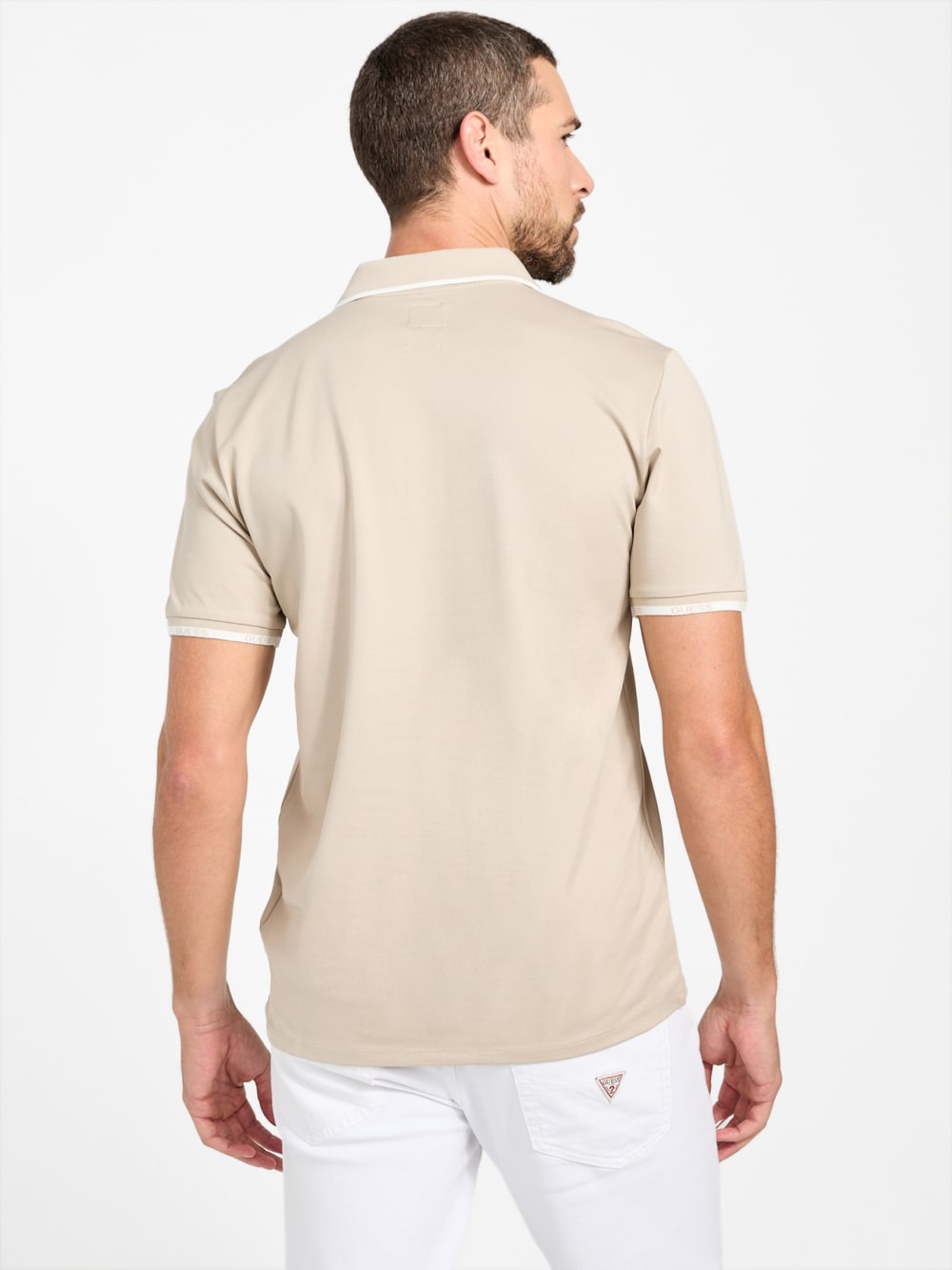 Eco Paul Pique Tipping Polo - Guess