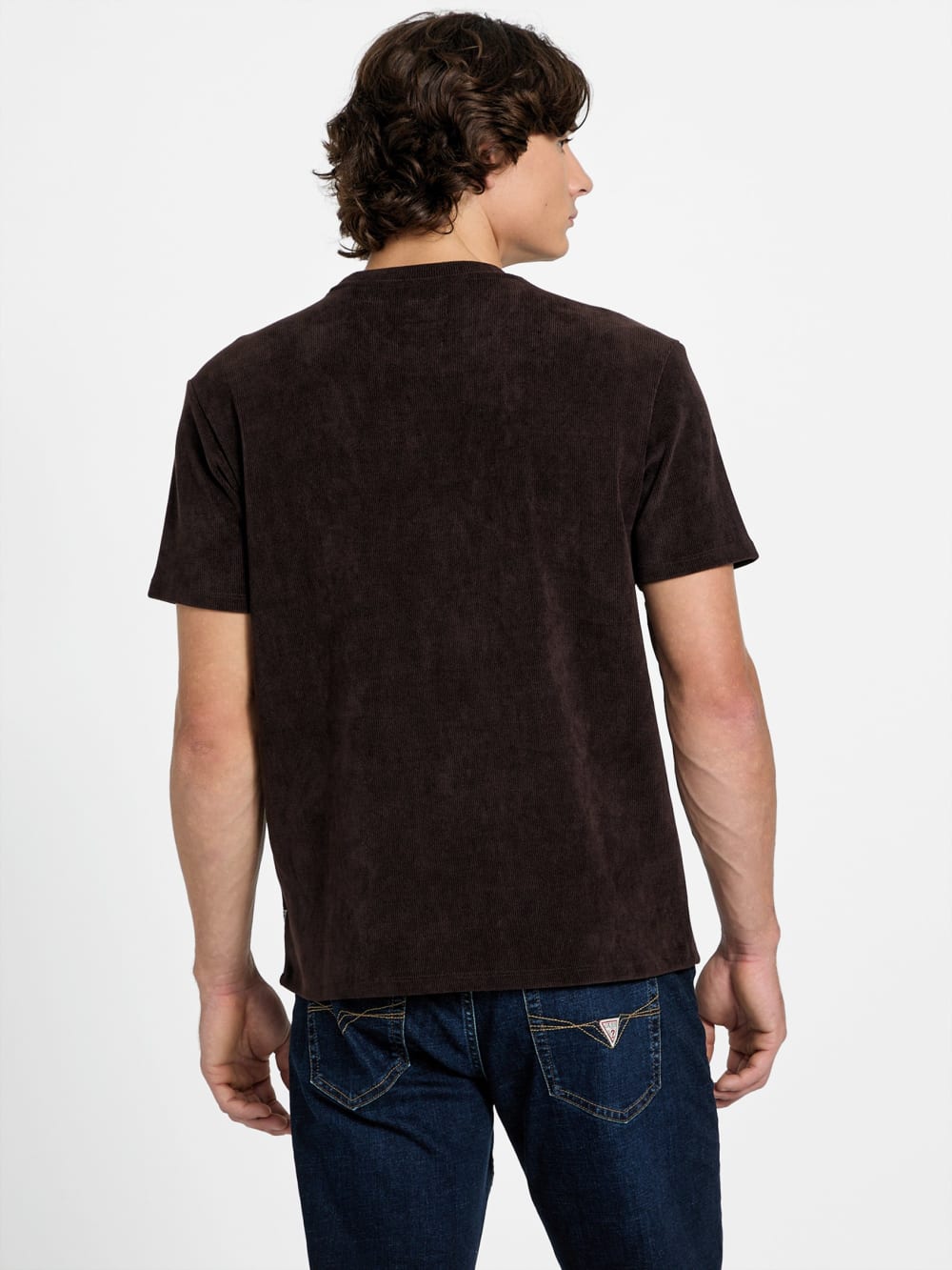 Eco Hawkins Triangle Label Tee - Guess