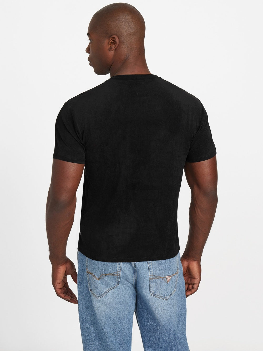 Garrett Faux-Suede Tee - Guess