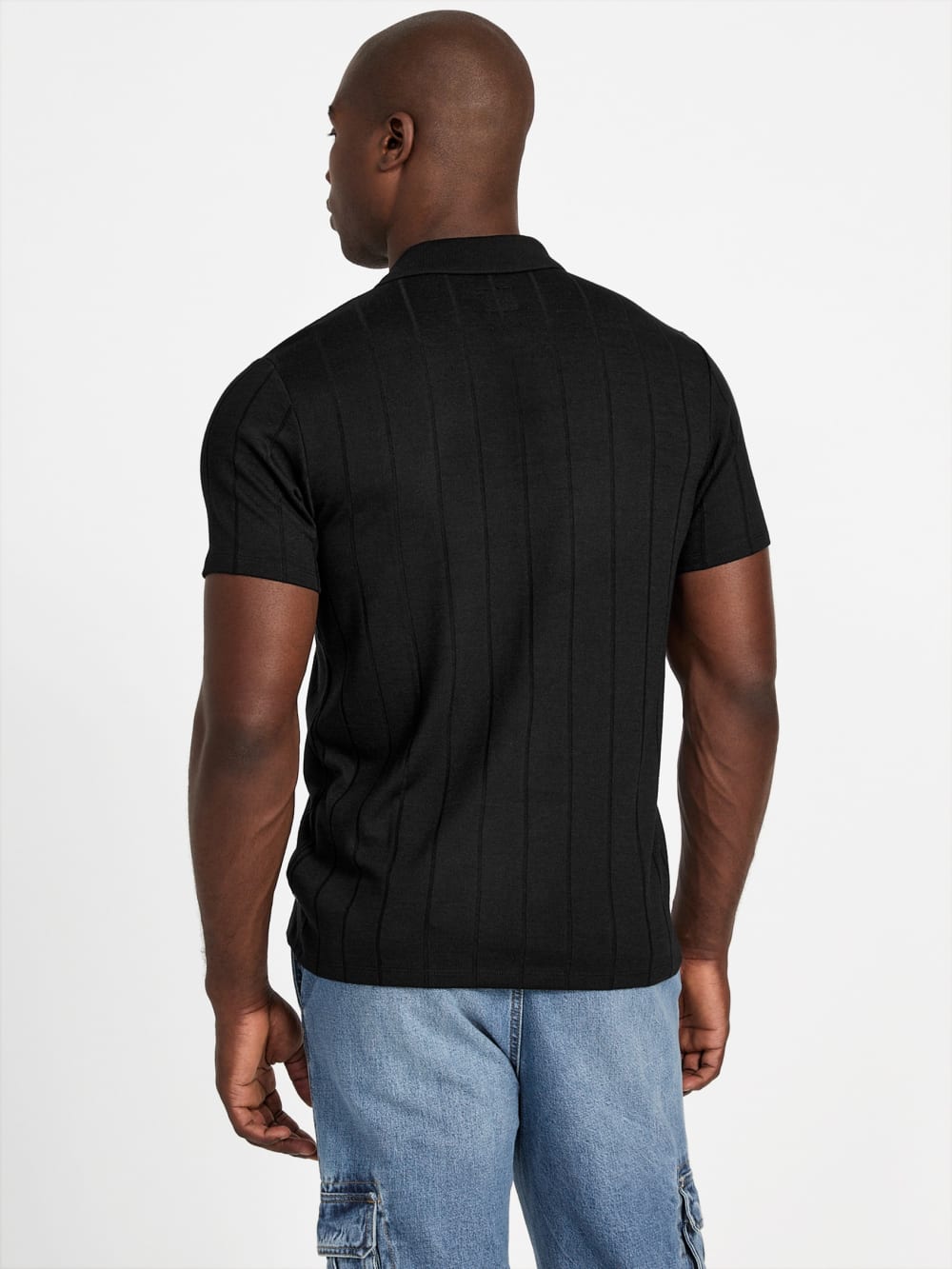 Eco Axel Ribbed Polo - Guess