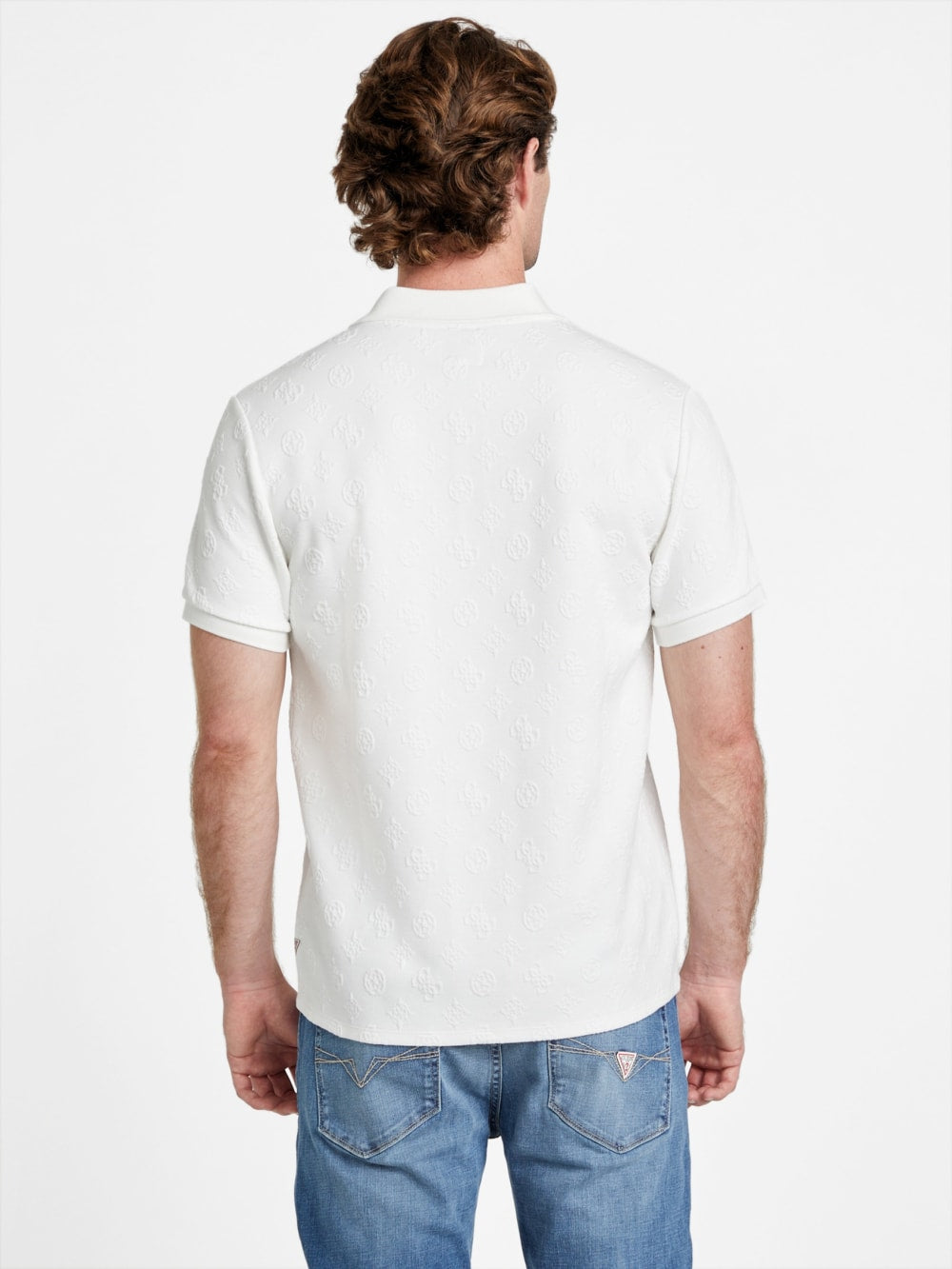Peony Jacquard Polo - Guess