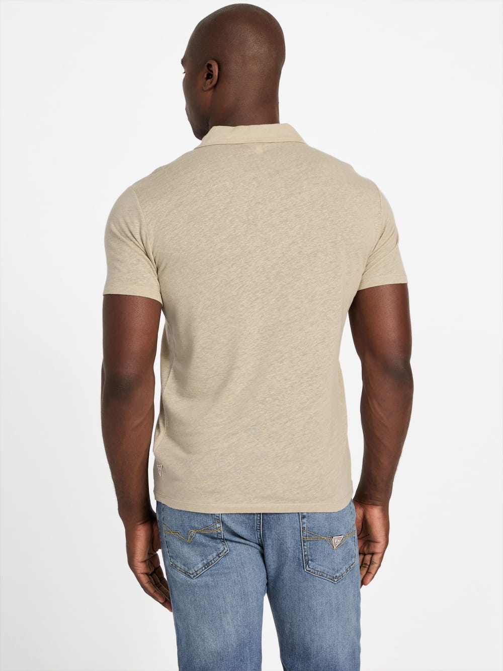 Eco Leon Linen Polo - Guess