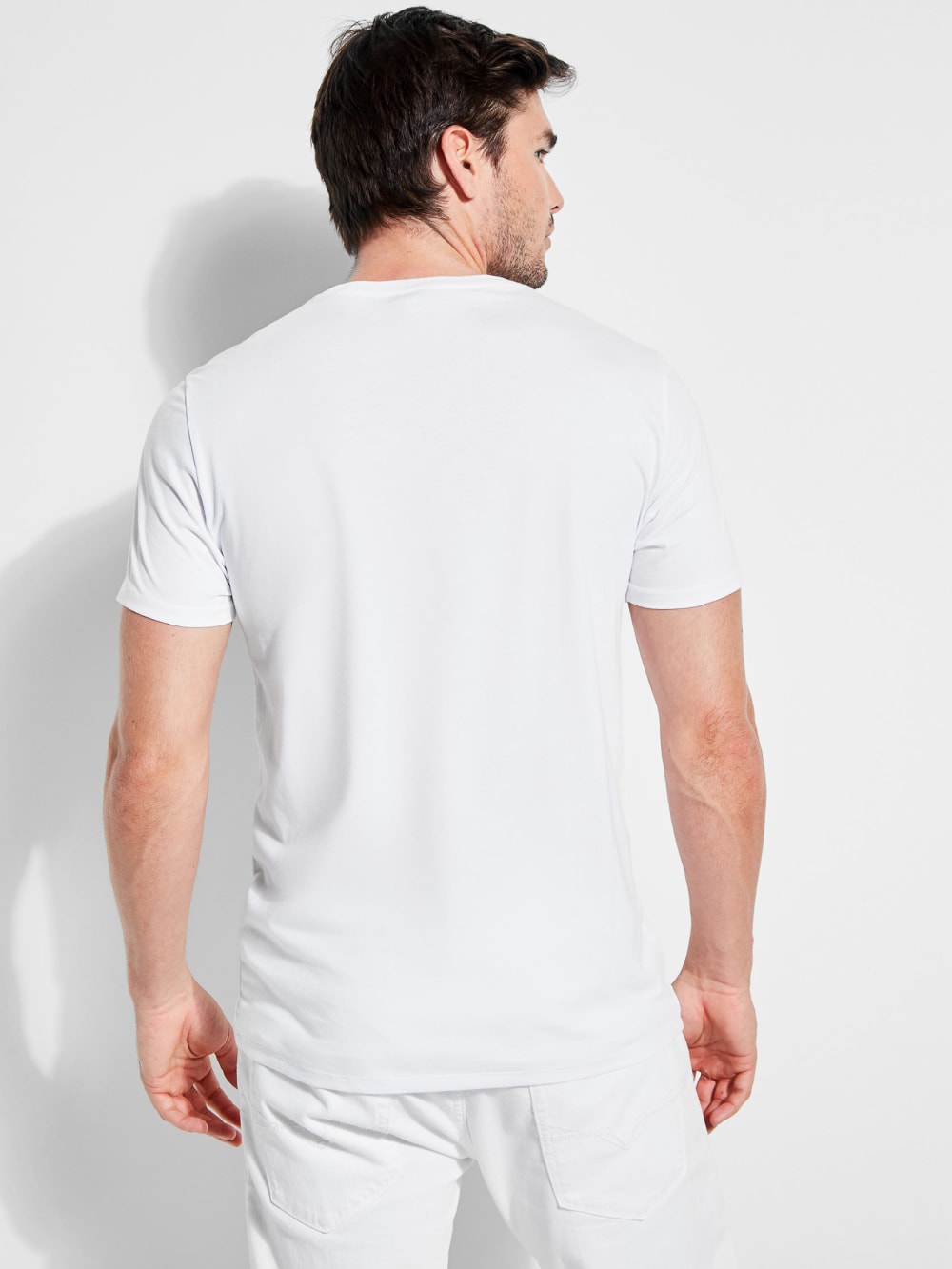 Embroidered Logo Tee - Guess
